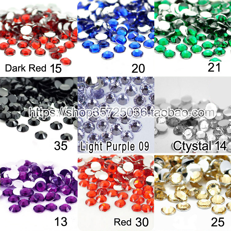 4mm 1000pcs package new accessories flat bottom resin drill manicure mobile phone drill diy material hand drill