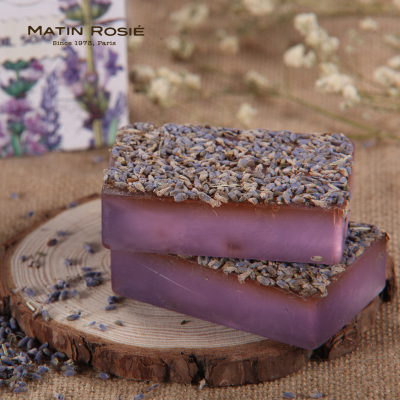 玛汀露丝 薰衣草干花皂 补水保湿控油精油皂天然手工洗脸皂香皂
