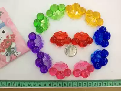 DIY wind chime accessories) handmade DIY wind chime hanging decoration wind chime accessories-cherry 6 color colorful