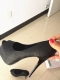 Châu Âu và Hoa Kỳ mùa hè mới Giày cá PU gợi cảm stiletto 14CM siêu cao gót không thấm nước đế thấp để giúp giày đơn nữ chuyên nghiệp giày nữ đẹp 2021 Giày cắt thấp
