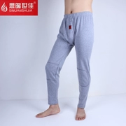 Quần cotton đầu gối độn cộng với phân bón để tăng một mảnh quần ấm đi xe đạp trung niên bông đan quần quần