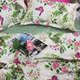 Đề nghị mới chất lượng cao bướm tình yêu bông bông twill xanh kẻ sọc bông cotton thô chăn đơn mảnh ba hoặc bốn bộ mẫu ga phủ giường Khăn trải giường