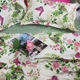 Đề nghị mới chất lượng cao bướm tình yêu bông bông twill xanh kẻ sọc bông cotton thô chăn đơn mảnh ba hoặc bốn bộ ga giường đẹp sang trọng Khăn trải giường