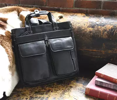 Full praise Japanese flying horse horse leather leather men casual fashion shoulder Business Bag
