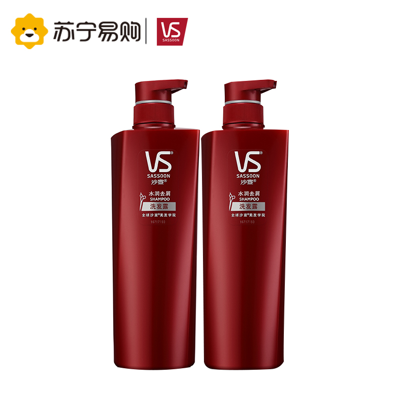 【苏宁自营】沙宣水润去屑洗发露750ml*2