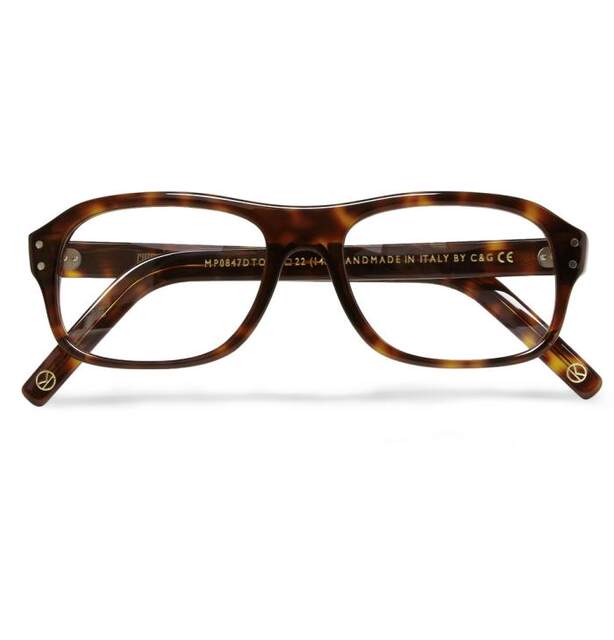 Kingsman Co-Branded with Cutler and Gross, Tortoiseshell Acetate Frame E Optical Glasses, in Stock