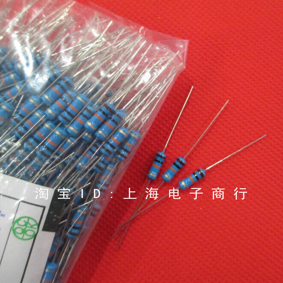 1 2W 2 2K carbon film resistors 1 pack of 500 four-color ring resistors 0 5W 5% full range of resistance