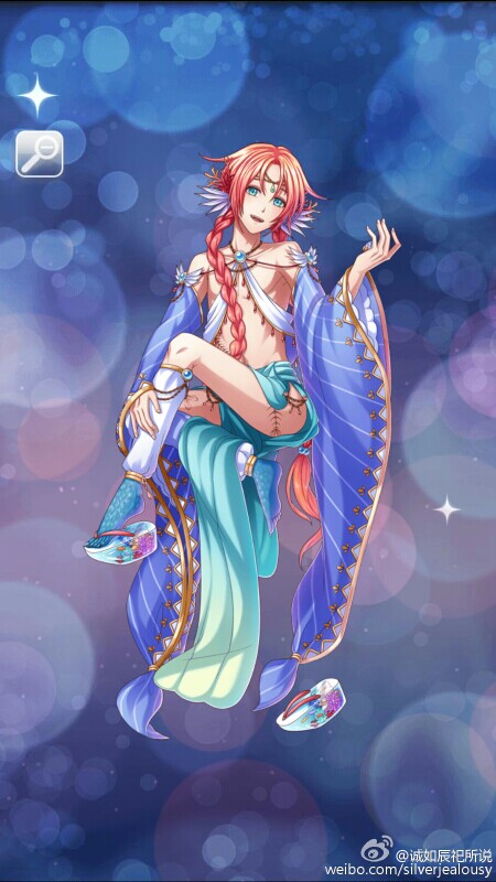 Dream Kingdom Sleeping 100 prince mermaid coast love history Samsung yellow card Coral blue printed cos suit