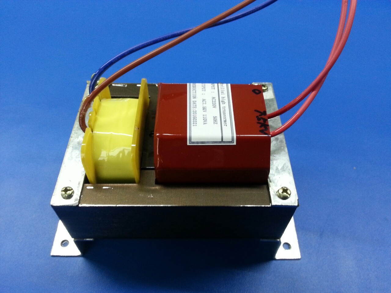 Wuxi SEG customized static elimination high voltage magnetic leakage transformer horizontal 110VA 220V 7 5KV