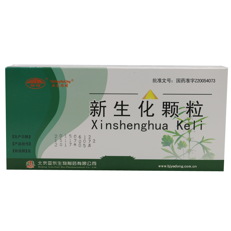 亚东瑞晴 新生化颗粒 6g*12袋/盒
