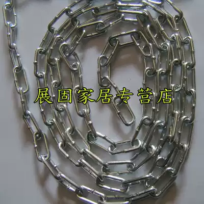 Galvanized chain iron iron strip lamp chain 2mm (unit price per meter)