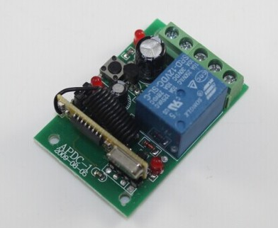 厂家直销单路12V24V多功能无线接收控制器，学习型无线遥控开关