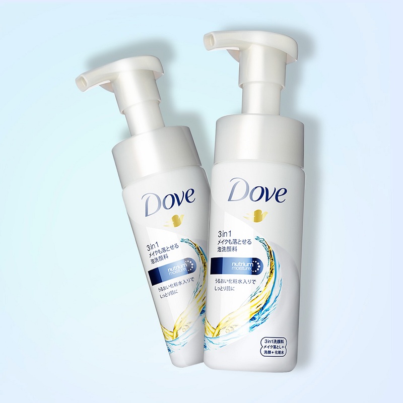 Dove/多芬3合1卸妆洗颜慕丝/洁面乳135ml*2 温和泡沫 轻松卸妆