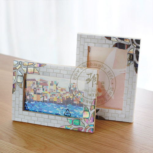 Yuessen Living with Jingmei) such as autumn leaf-like original art and fresh solid wood photo frame for Nordic home day style
