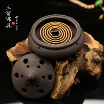 Purple Sand Incense Stove Smoked Incense Stove Tray Incense Stove Sandalwood Stove Smoked Incense Stove For Incense Stove Modern Home Buddha Hall Pendulum