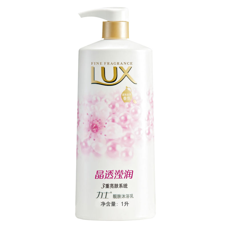 【天猫超市】LUX/力士 力士靓肤沐浴乳晶透滢润1L 沐浴露润白