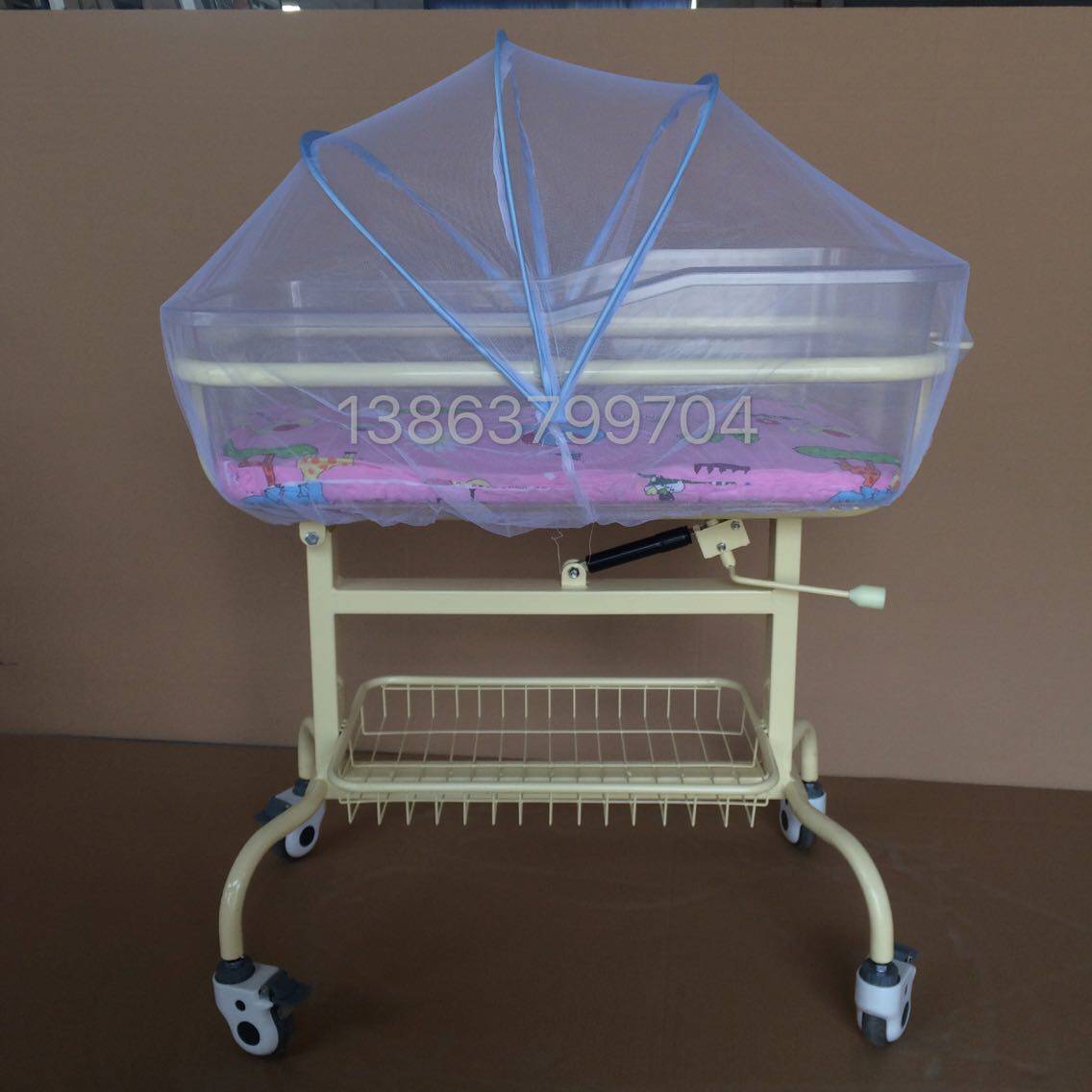 New Hospital Crib Car Stainless Steel Crib Moon Center Baby Bed Car Moon Club Crib Car-Taobao