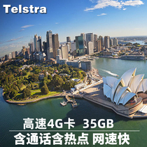 Telstra Australian phone card 4G mobile phone card Internet traffic Australia study Australia flow card