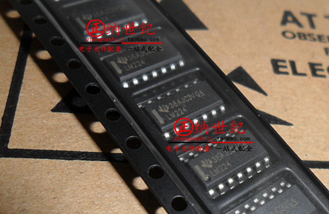 New LM224 LM224DR patch SOP-14 quad operational amplifier imported original straight pat