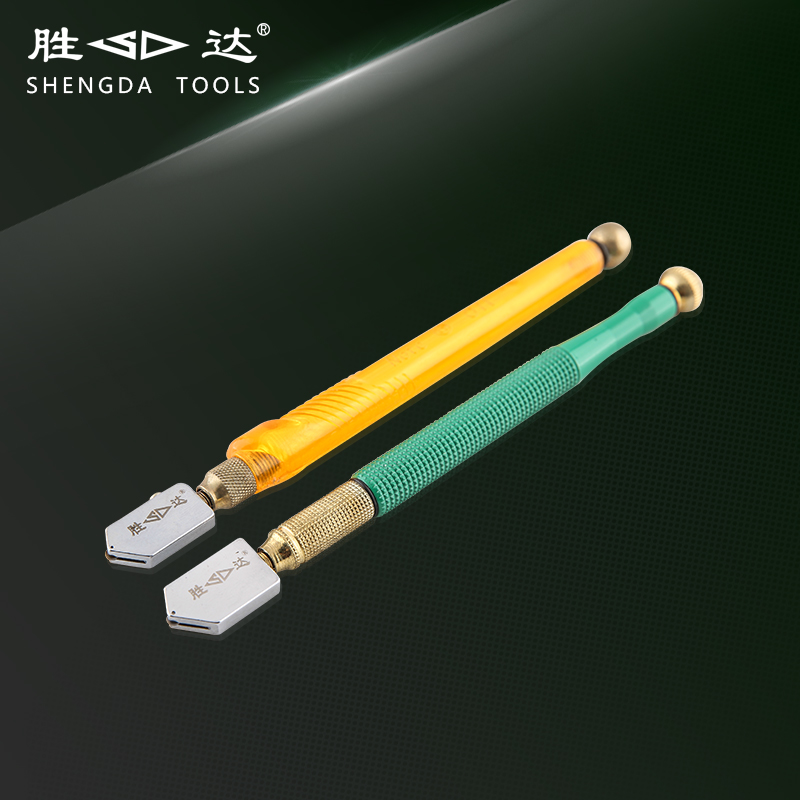 Shengda Tools Roller Glass Knife Glass Cutter Glass Pen Scratch Glass Glass Scraper
