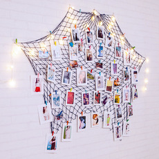 Настенные фотокартины 纸相框 渔网照片墙文艺居家装饰墙面相片挂饰 地中海风格卡纸画框 A