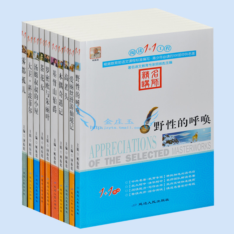 正版包邮世界名著10册 野性的呼唤 茶花女 木偶奇遇记 雾都孤儿 根据教育部语文课程标准改编 学生必读中外名著10-12-14-16-18岁