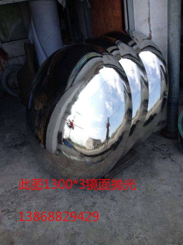 304 stainless steel oval sealing head specification model number of phi 3 2 5-phi 1 4 0 0 inside and outside polished hygienic level mirror