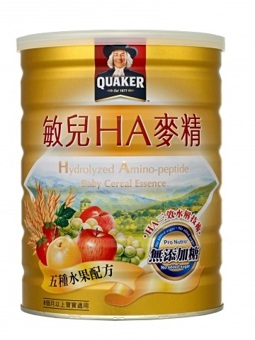 桂格敏儿HA麦精五种水果配方(700g/罐)台湾官网直邮进口