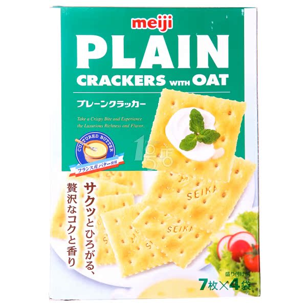Meiji明治 燕麦饼干 104g 新加坡