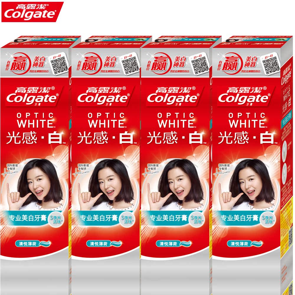 Colgate/高露洁清悦薄荷113g*4支