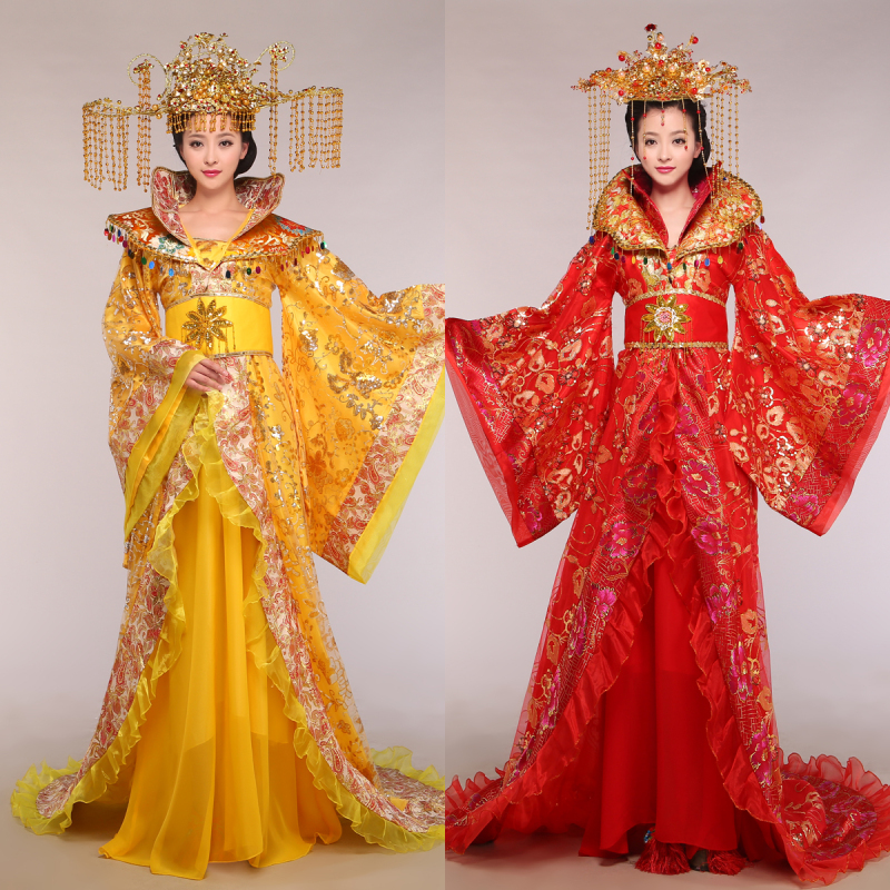 Traditional Chinese costumes Dramaturgic Chinese Ancient princess Costume Hanfu female Dress Han dynasty clothing