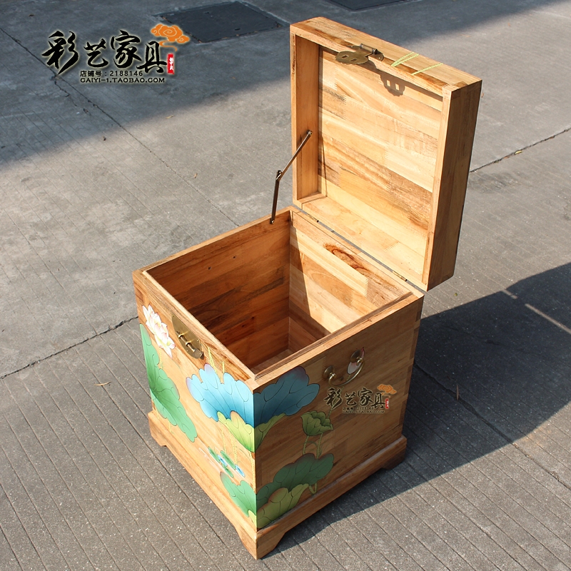 新中式家具的魅力：明清风范香樟木笼箱，传统与现代的完美邂逅🌿-衣箱-淘宝百科网