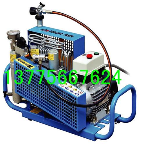 High-pressure breathing air compressor, aspirator, pump, Korch-type high-pressure air pump, cylinder pump