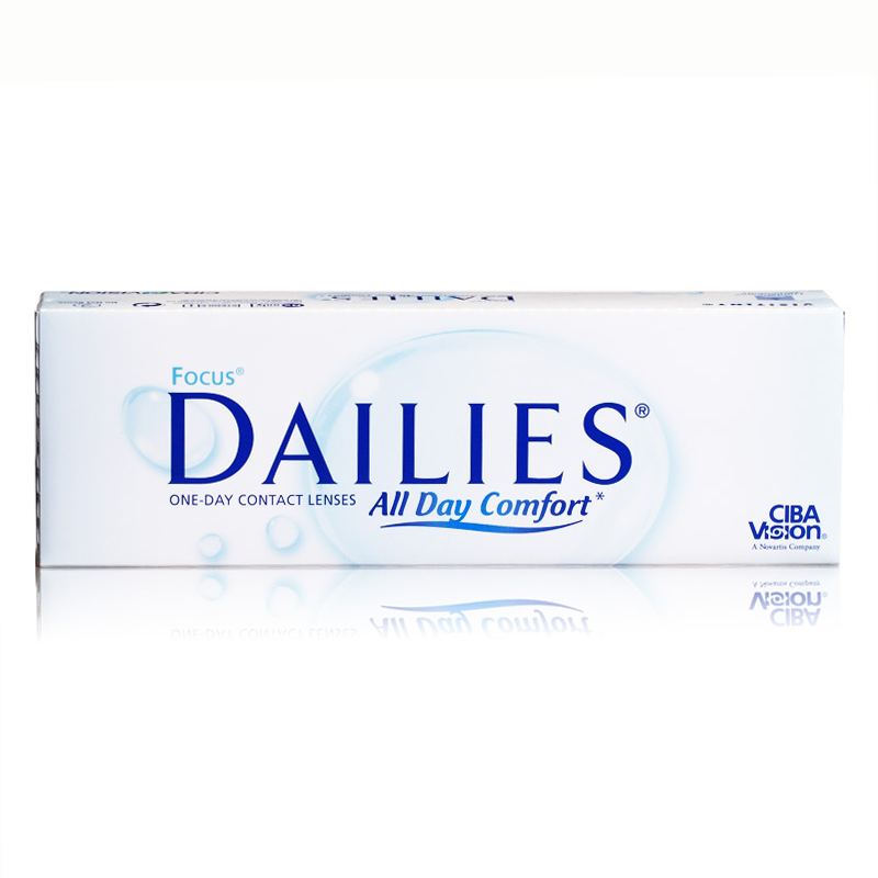 视康日抛隐形眼镜水润天天抛30片近视透氧dailies一次性隐形眼镜
