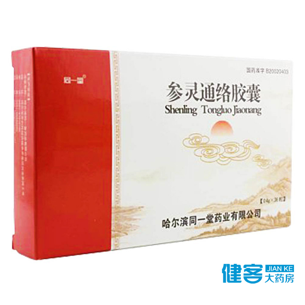 同一堂 参灵通络胶囊 0.4g*36粒/盒