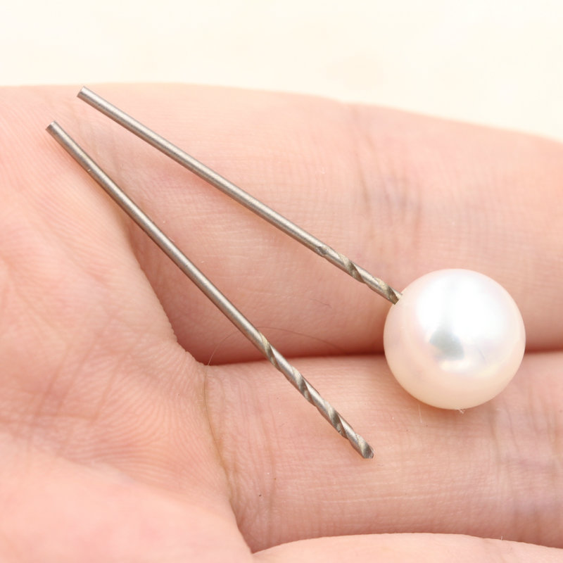 Pearl perforating needle, twist needle, fine needle drilling needle, reaming needle, tungsten steel drill bit, diy handmade accessories, 2 pieces