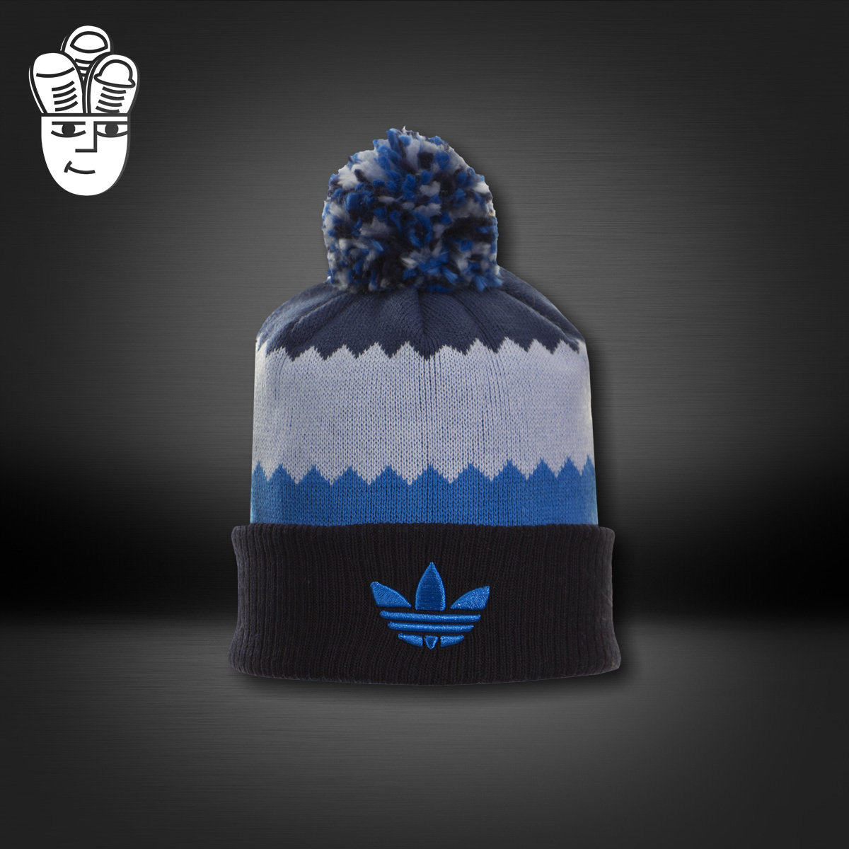 Adidas Originals Roads Ballie Beanie 三叶草针织时尚保暖帽