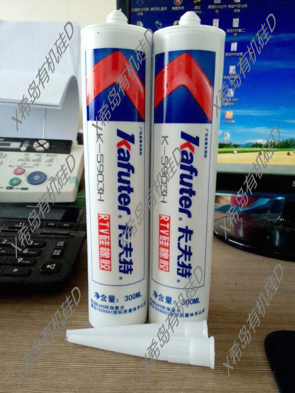 Kraft K-5903H RTV silicone rubber high temperature resistant 315℃ red high temperature sealant 300ML