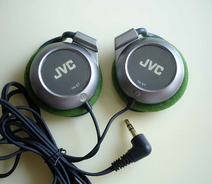 Japanese JVC HA-E7 Ear Hanging Shining Headphones