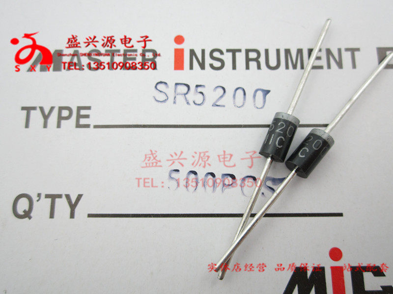 SR5200 alternative MBR5200A Shortky Rectifier Diode 200V5A Diode Power Panel 12V