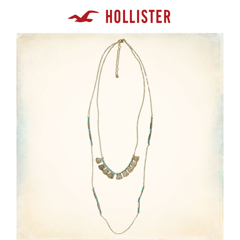 Hollister多层珠串项链 女 125848