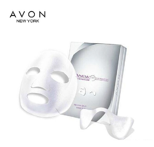Avon/雅芳新活光感净澈焦点面膜全脸5片+焦点5片面贴膜保湿修护