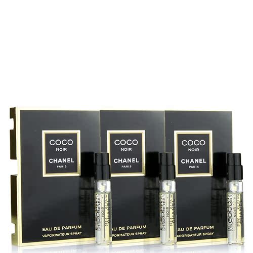 CHANEL香奈儿黑可可COCO小姐香水2ml*3超值小样旅行套装EDP淡香精