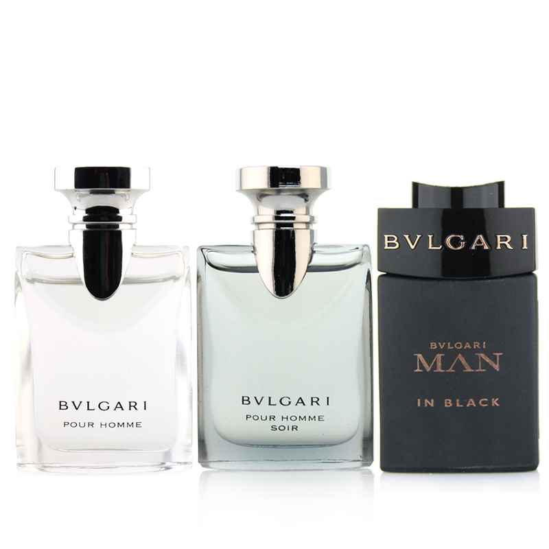 Bvlgari/宝格丽 当代绅士黑色时尚大吉岭茶男士中性淡香水Q版组合