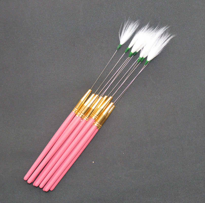 草木香采耳掏耳朵挖耳工具 耳勺 粉红柄银针鸡毛棒/鹤毛棒/鹅毛棒