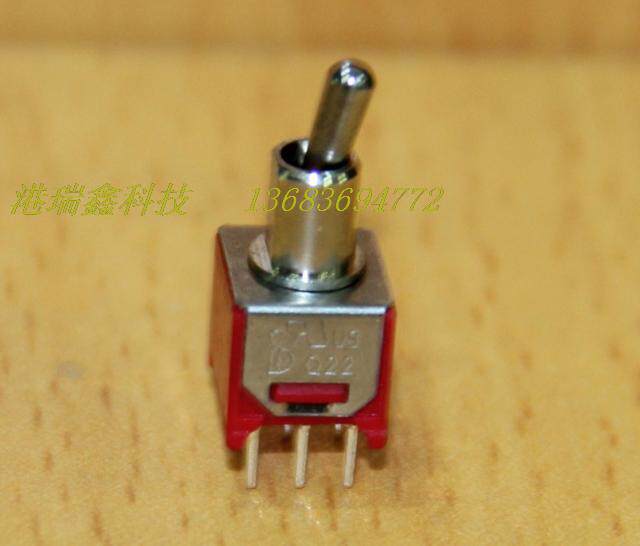 TS-5C pin two-way six-foot two-gear M5 08 button switch Q22 Taiwan Deliwei 2MD1 shaking head switch