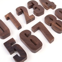 Walnut digital three-dimensional art creativity 1234567890 dark Nordic modern simple ornaments soft furnishings