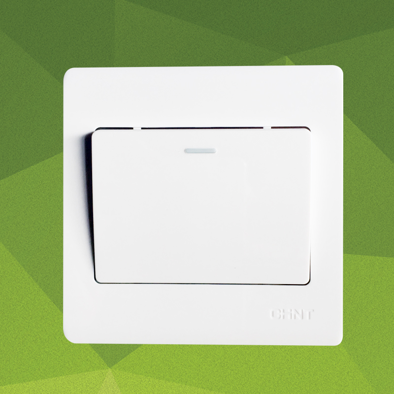 Zhengtai one open single control wall power switch socket 86 type 7D single open panel 1 open electrician one open one control