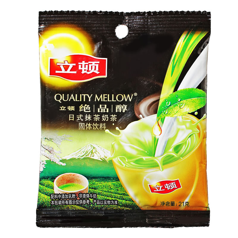 【天猫超市】Lipton/立顿 日式抹茶奶茶 21g