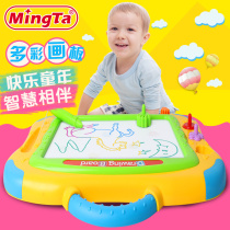 Mingta childrens drawing board Magnetic writing board Baby drawing board Doodle board Infant color child drawing board